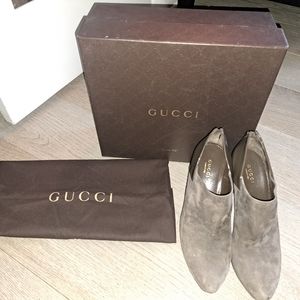 Gucci "Kid Scamosciato New Selva" boots